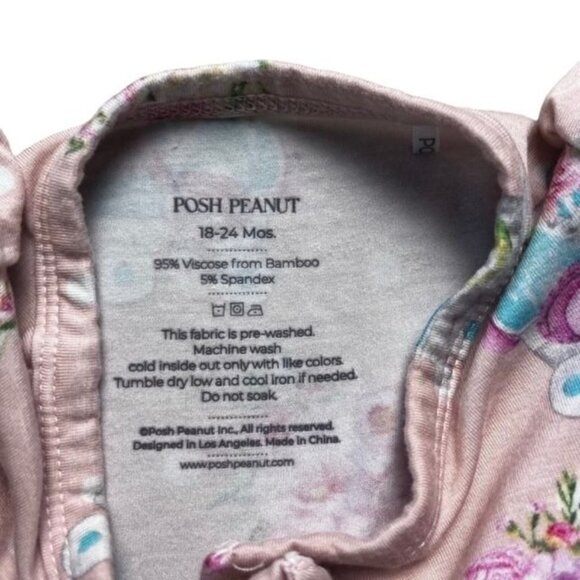 Posh Peanut Polka Dot Floral Roller Skate Tunic/Dress Size 18-24 Months - Picture 5 of 5